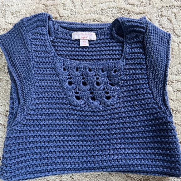 Stella Mccartney For Gapkids Short Sleeve Sweater Dress Size S (6-7) - Picture 4 of 5